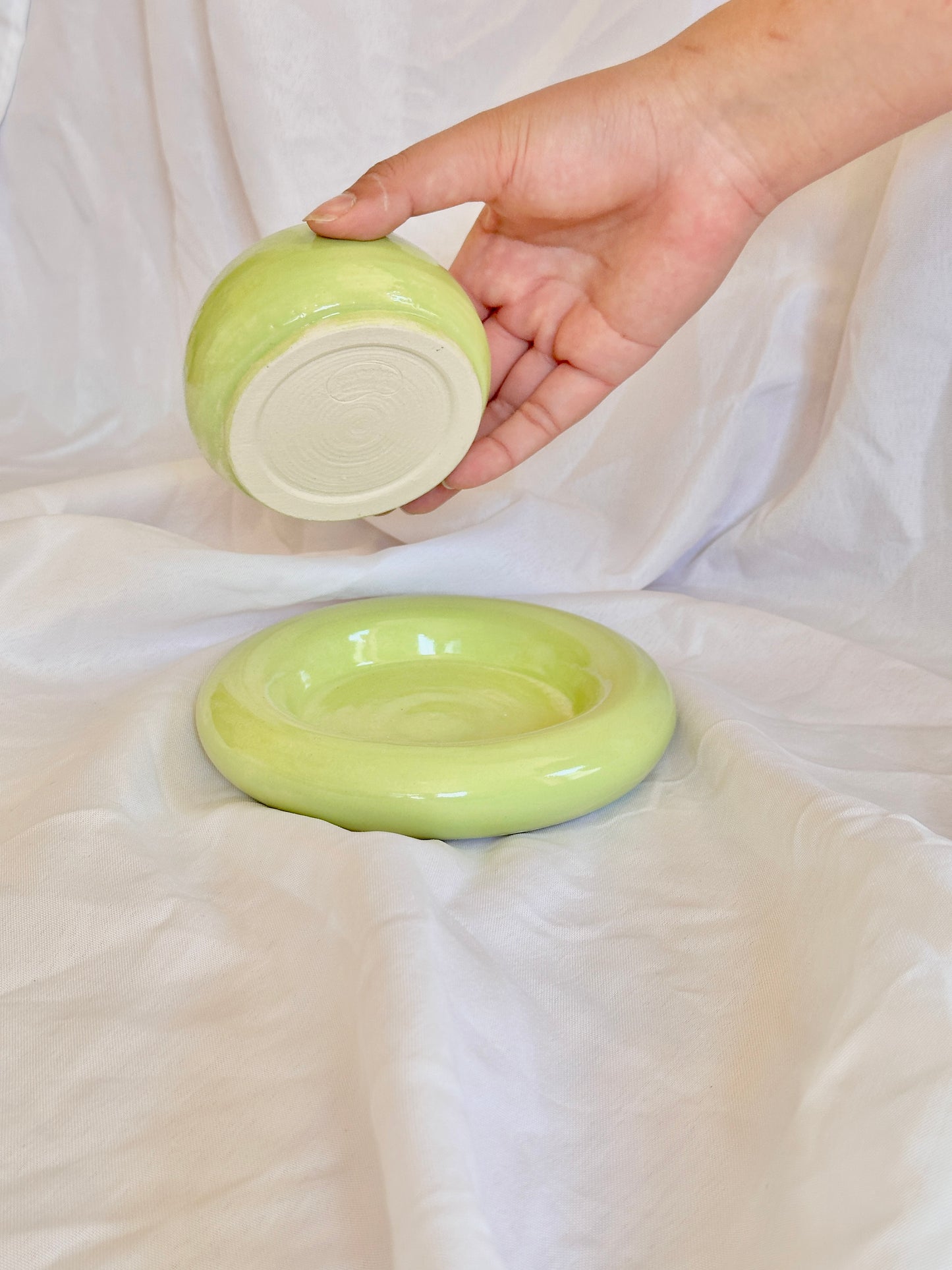 green cup set
