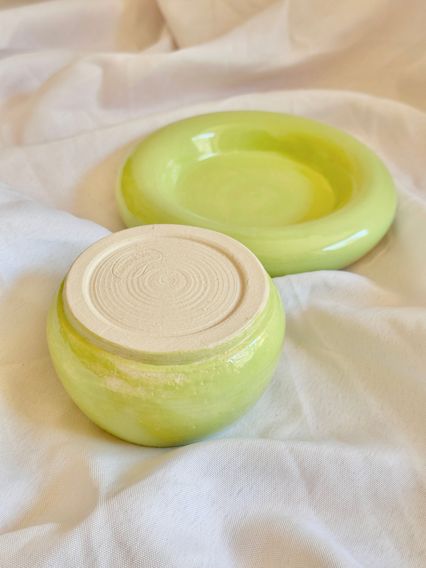 green cup set