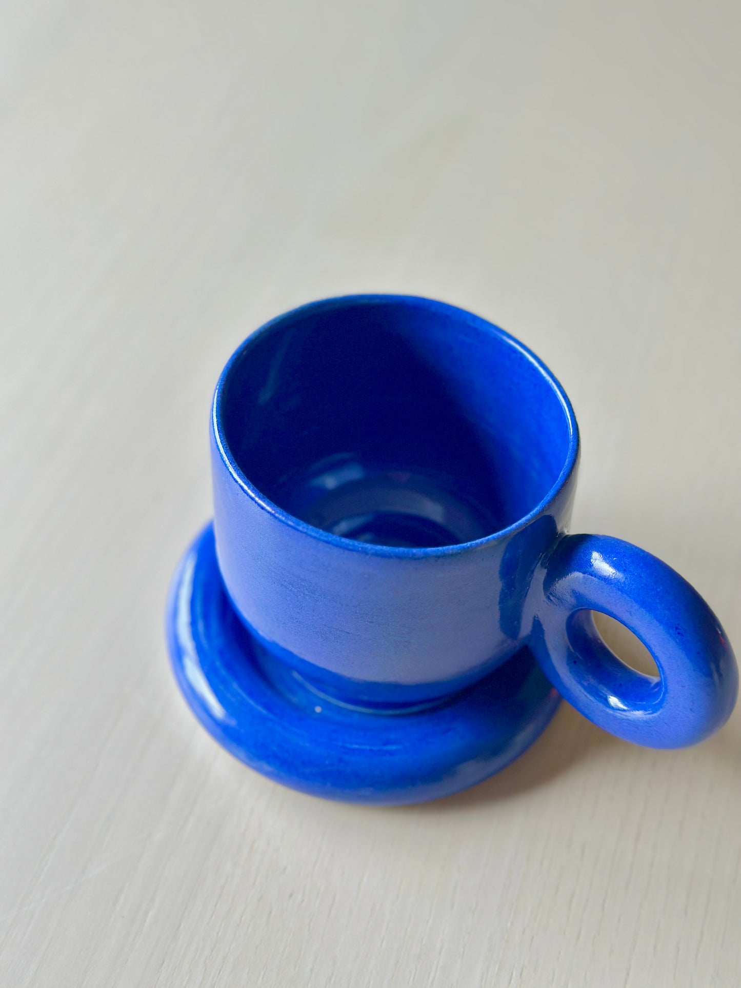 cobalt blue cup