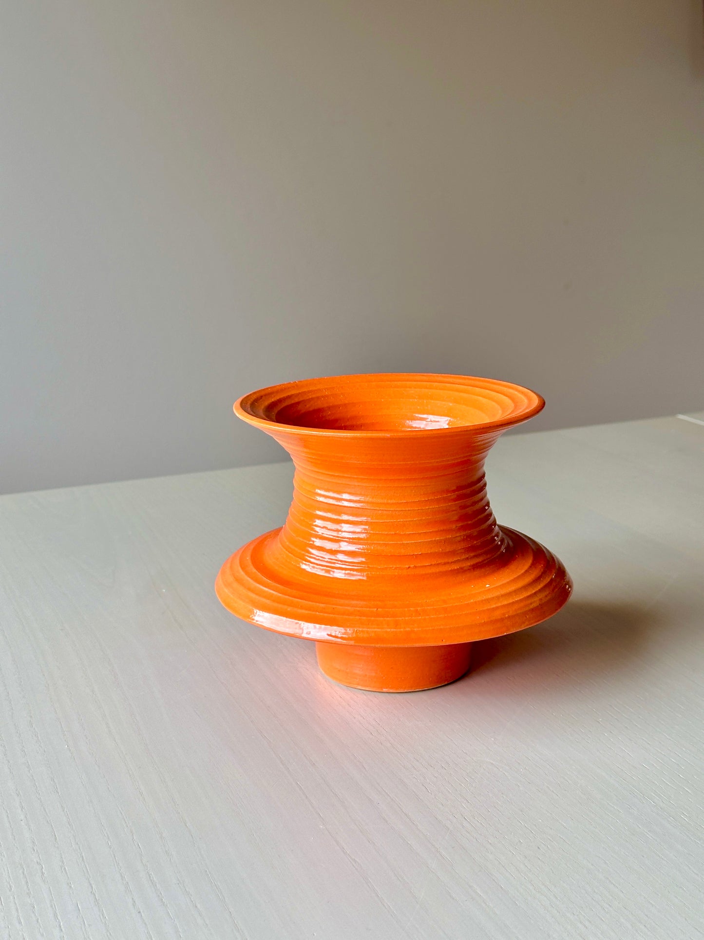 orange vase