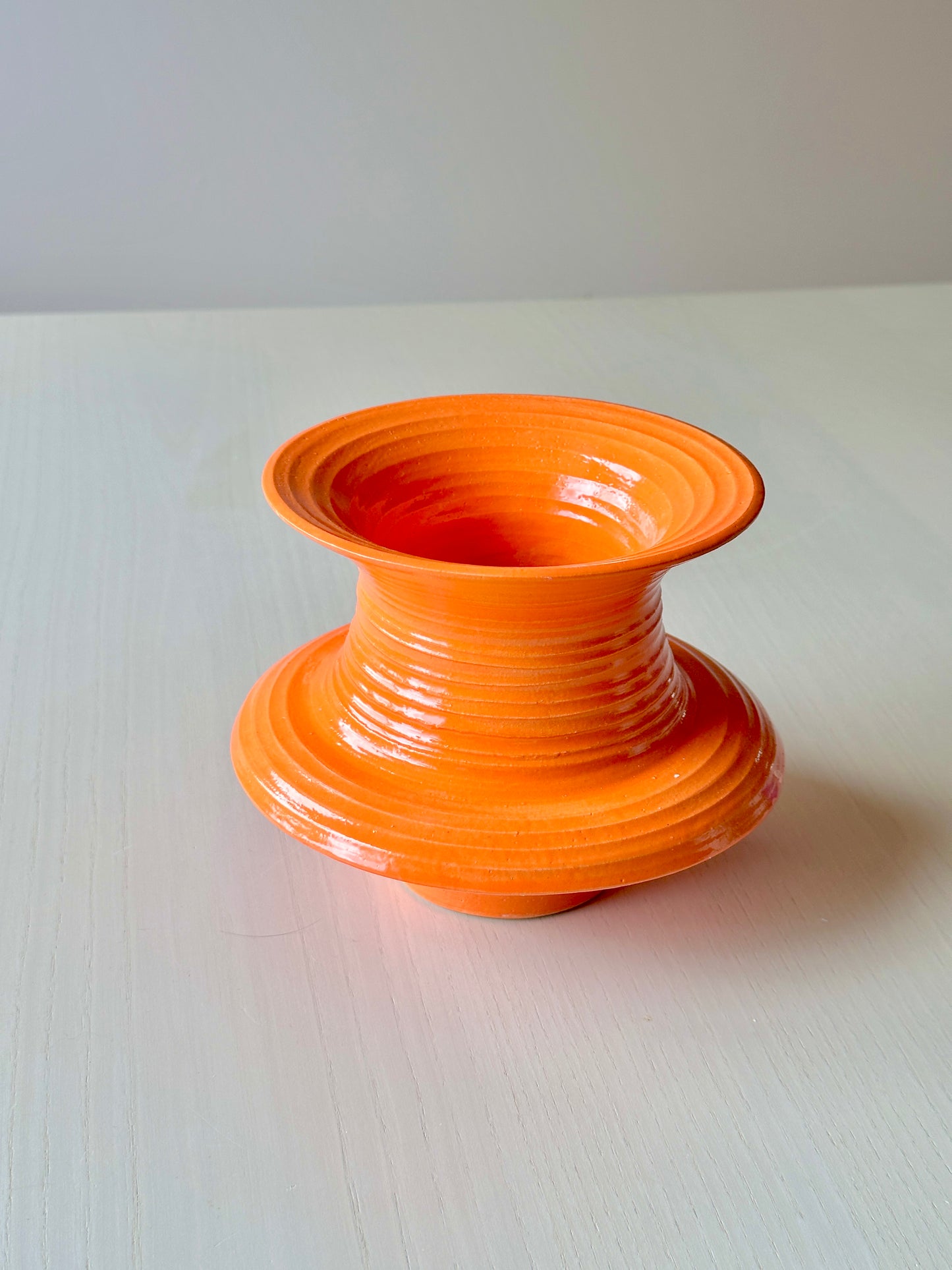 orange vase