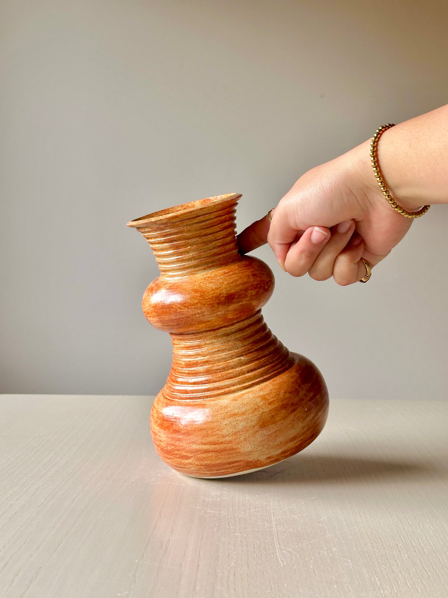 earthen vase